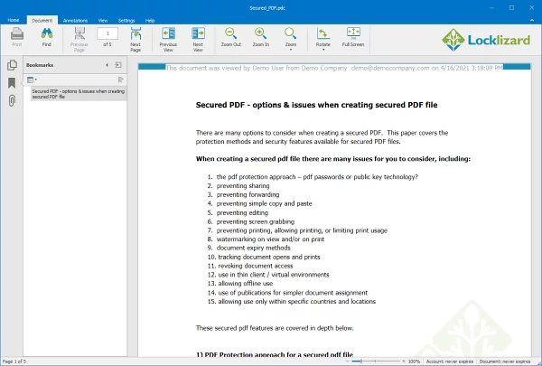 secure pdf file