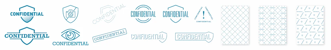 confidential watermarks