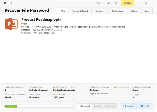 is there a way to lock a powerpoint presentation